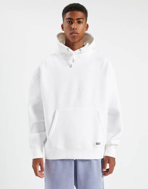 Pull and bear store white hoodie