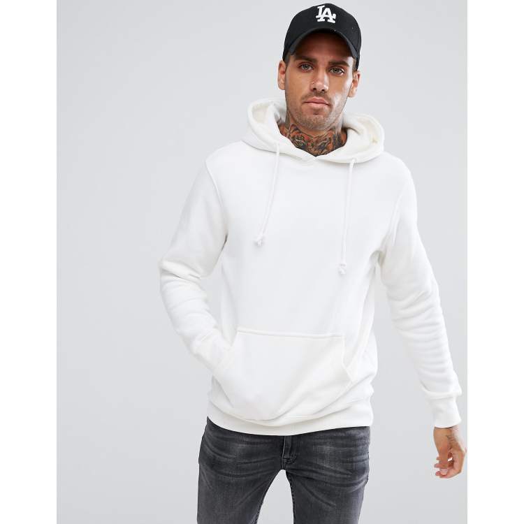 Pull Bear hoodie in white ASOS