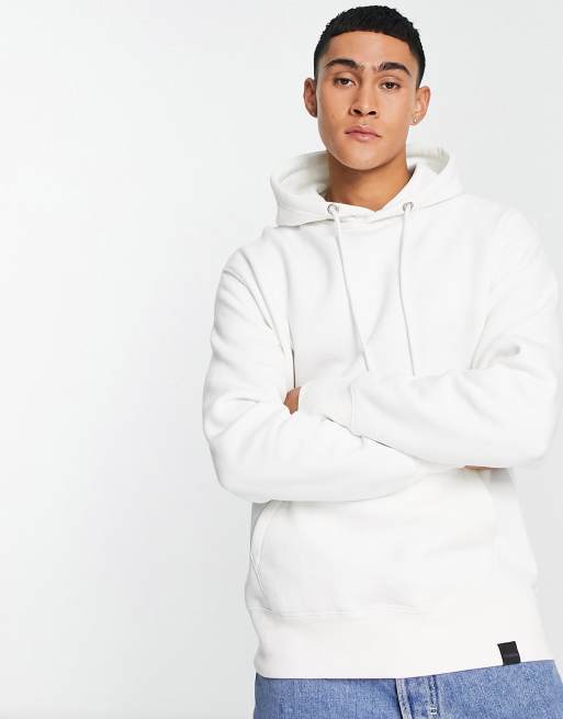 Pull&Bear - Hoodie in wit