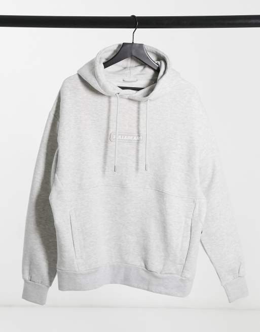 Pull and outlet bear grey hoodie