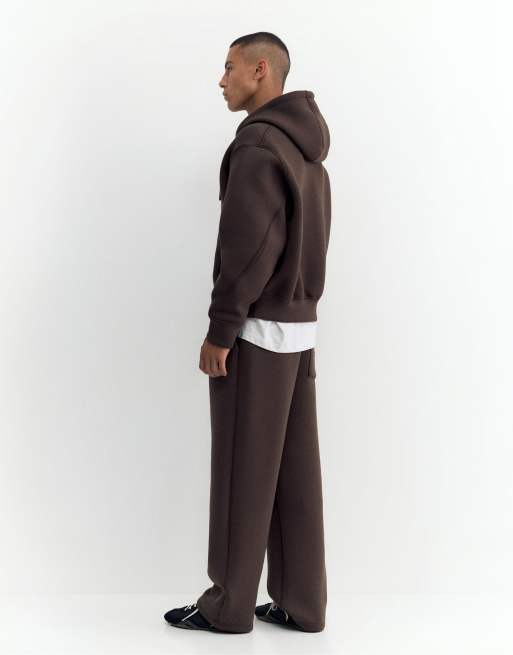 Pull&Bear hoodiejack met rits in grijs, 2 van 6