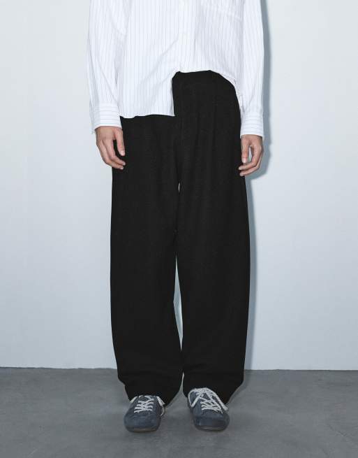 Pull&Bear – Hose in Schwarz mit schmalem Schnitt, 4 von 7
