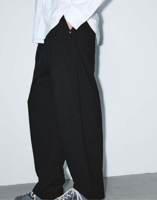 Pull&Bear – Hose in Schwarz mit schmalem Schnitt, 5 von 7