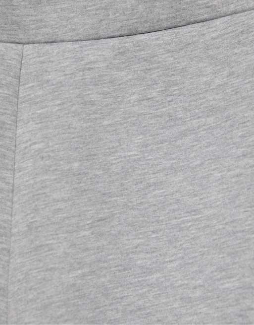 Pull&Bear Hose mit Neoprenoptik und Barrel-Schnitt in Graumeliert, 7 von 7