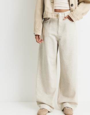Pull & Bear - Hose mit Schlangenmuster-Bunt