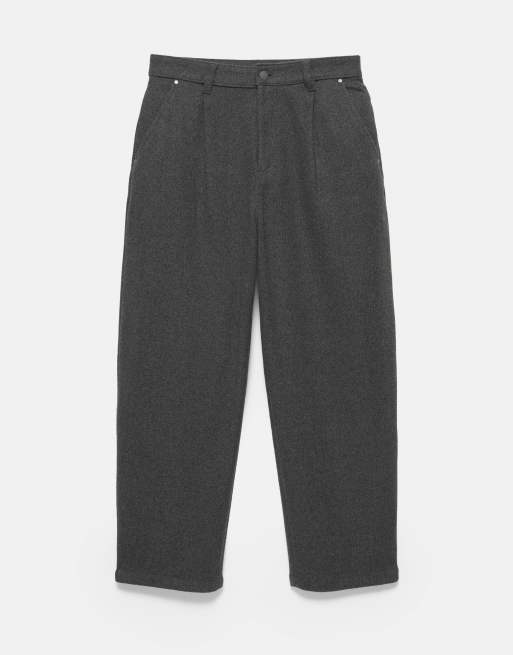 Pull&Bear Hose mit schmalem Schnitt in Grau, 6 von 7