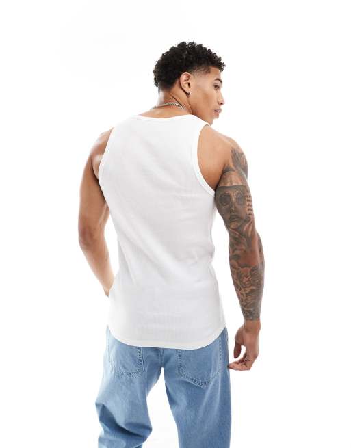 Pull&Bear - Hvid top, 2 af 4