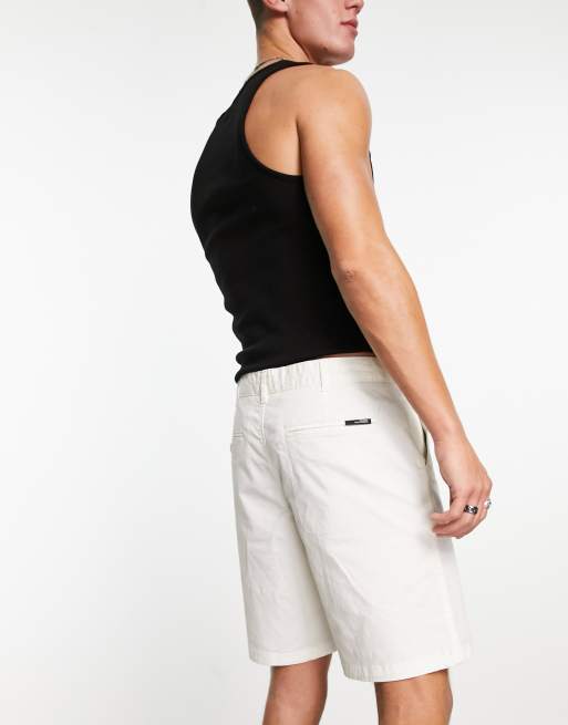 Pull&Bear - Hvide chinoshorts, 3 af 4