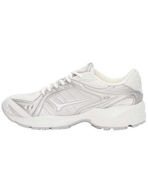 Pull&Bear - Hvide og metalliske sneakers - view 1