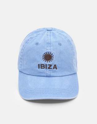 Pull & Bear - Ibiza - Kappe in Blau