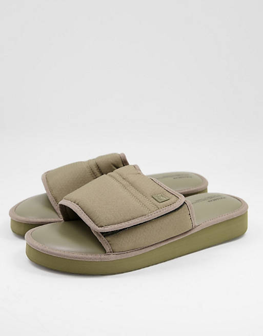 Pull&Bear indoor slider with in khaki
