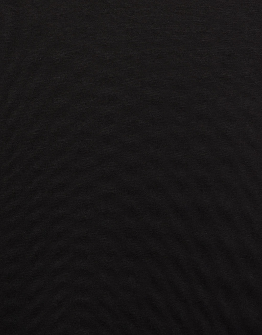 Pull&Bear Interlock short sleeve heavweight t-shirt in black, 7 of 7