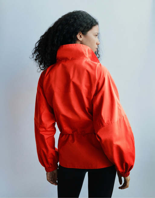 Pull&Bear jack met trekkoord in rood, 3 van 7