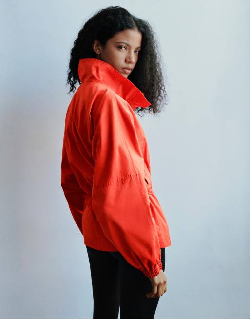 Pull&Bear jack met trekkoord in rood, 5 van 7