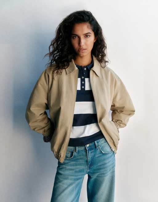 Pull&Bear jacka i sandfärg, 2 av 7