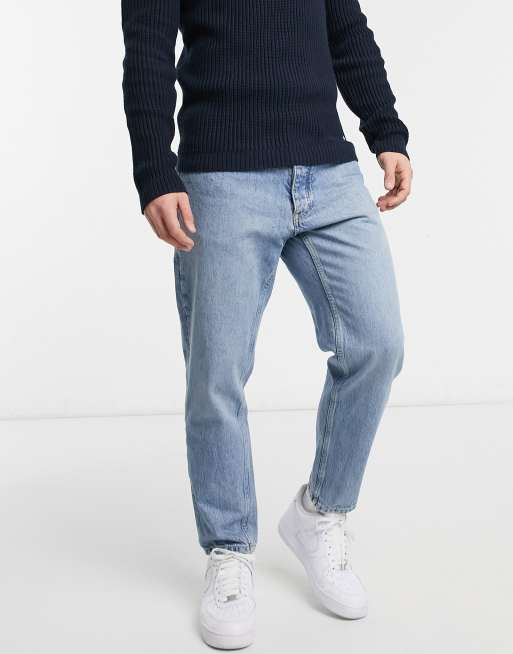 Pull Bear Jean ample coupe carotte Bleu clair