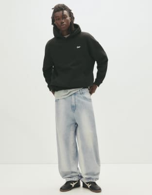 Jean baggy ample - Indigo ple - Pull & bear - Modalova