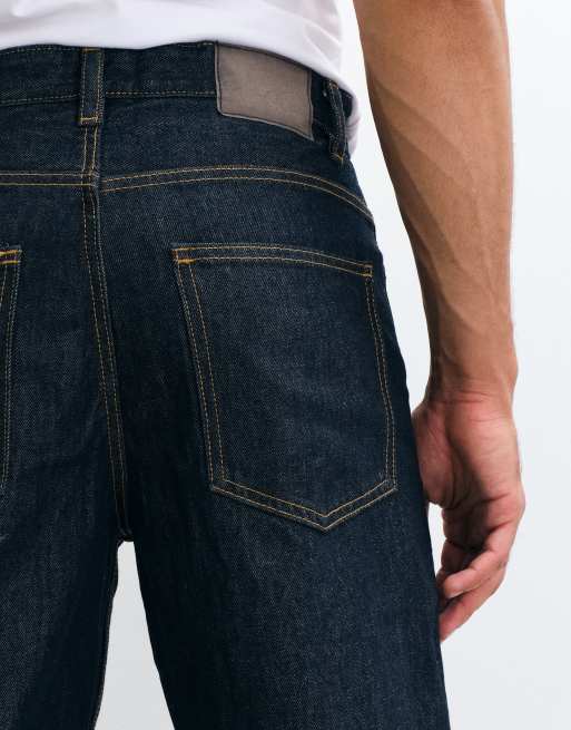 Pull&Bear - Jean baggy - Bleu marine, 4 de 5