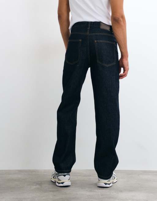 Pull&Bear - Jean baggy - Bleu marine, 5 de 5