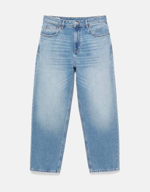 Pull&Bear jean baggy relaxed bleu moyen, 6 de 7