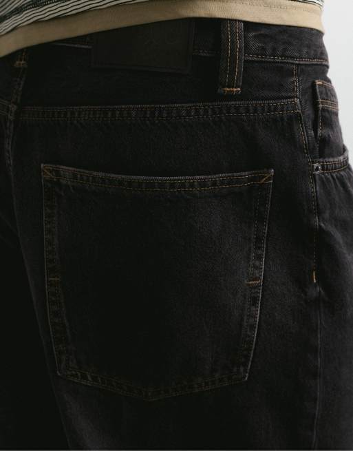 Pull&Bear jean baggy relaxed noir délavé, 5 de 7