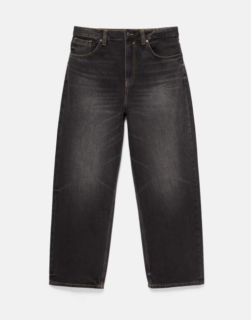 Pull&Bear jean baggy relaxed noir délavé, 6 de 7
