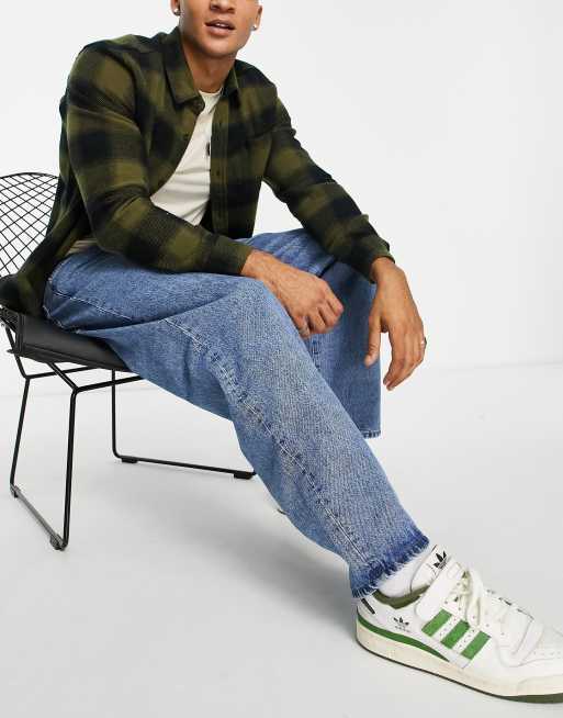 Pull&Bear - Jean baggy style années 90 - Bleu, 4 de 4