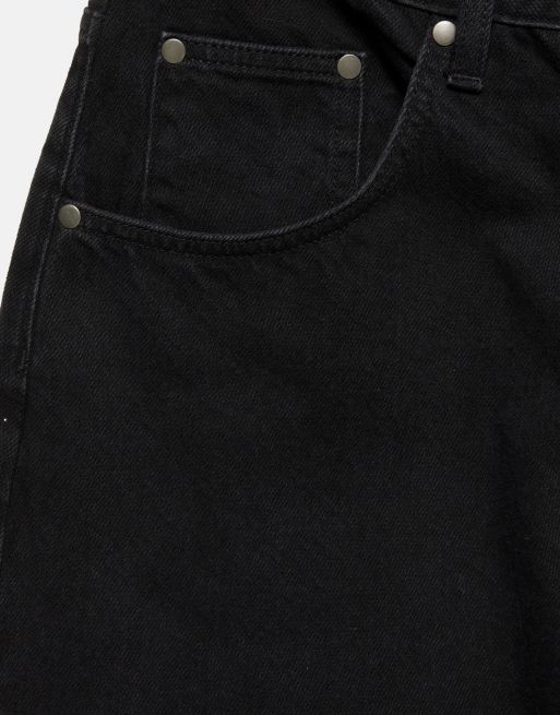 Pull&Bear jean barrel noir délavé, 7 de 7