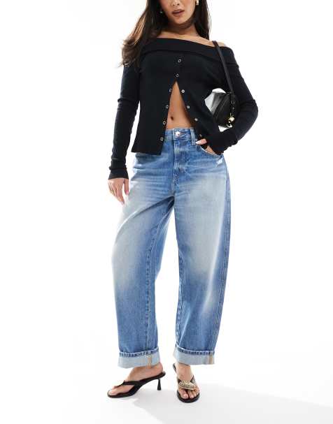 Pull&Bear - Jean bouffant - Bleu délavé - view 1
