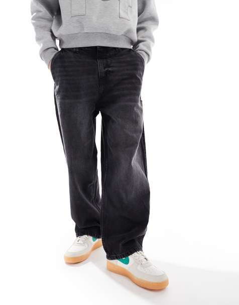 Pull&Bear - Jean coupe skateur - Noir - view 1