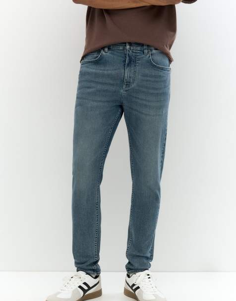 Pull&Bear - Jean skinny - Bleu pastel - view 1