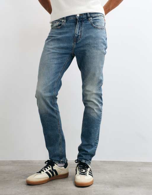 Pull&Bear jean slim bleu moyen, 2 de 5