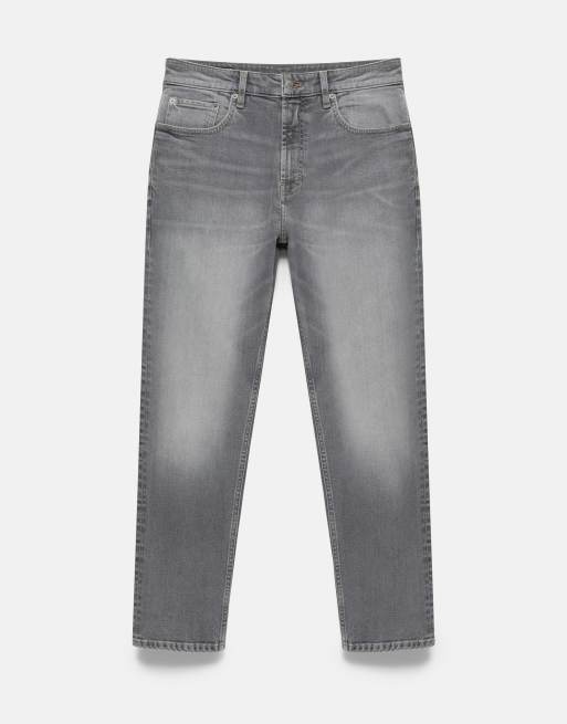 Pull&Bear - Jean slim - Gris foncé, 6 de 7