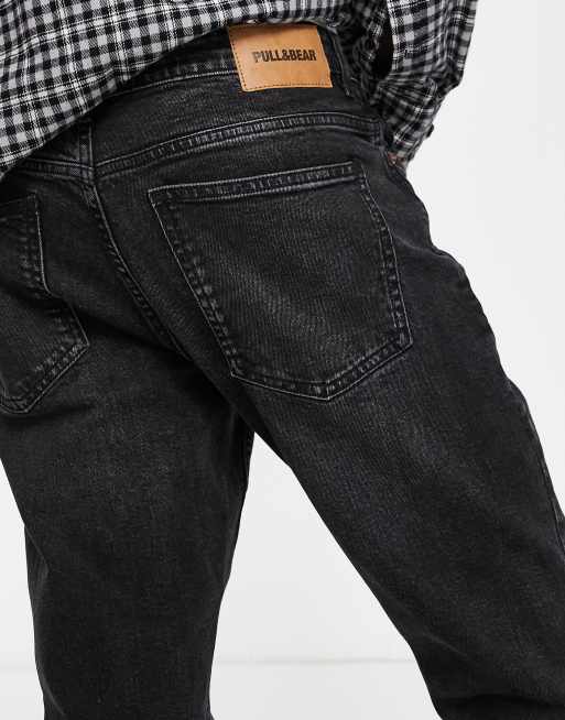 Pull&Bear - Jean slim - Noir, 4 de 4