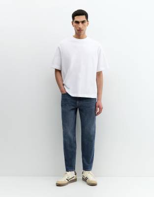 Pull & Bear - Jean standard - Bleu foncé