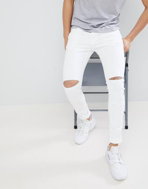 Jean super 2025 skinny blanc