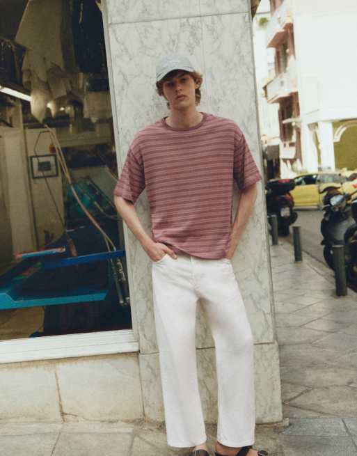 Pull&Bear jeans affusolati bianchi, 3 di 6