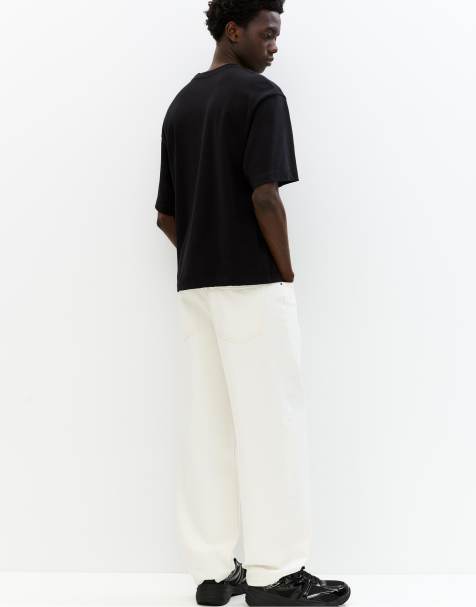 Pull&Bear - Jeans ampi beige - view 1