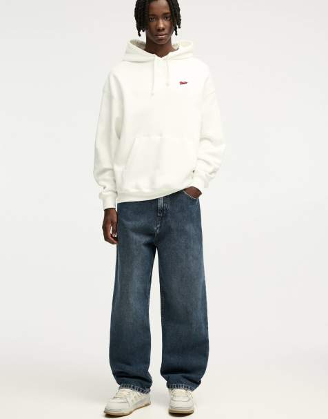Pull&Bear - Jeans ampi blu scuro - view 1