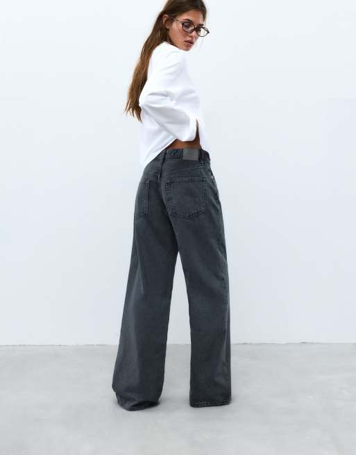 Pull&Bear jeans baggy antracite, 4 di 7