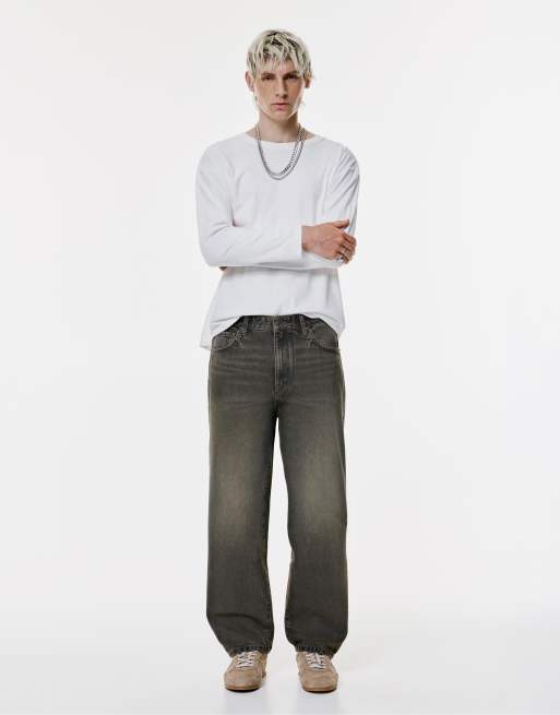 Pull&Bear -Jeans baggy - Multicolore