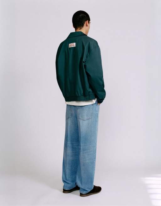 Pull&Bear jeans baggy relaxed blu medio, 2 di 7