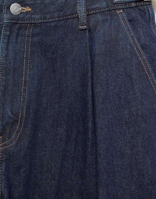 Pull&Bear - Jeans cargo comodi blu navy, 7 di 7