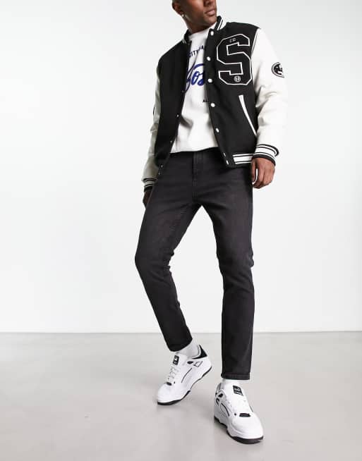 Pull&Bear - Jeans carrot in grigio scuro