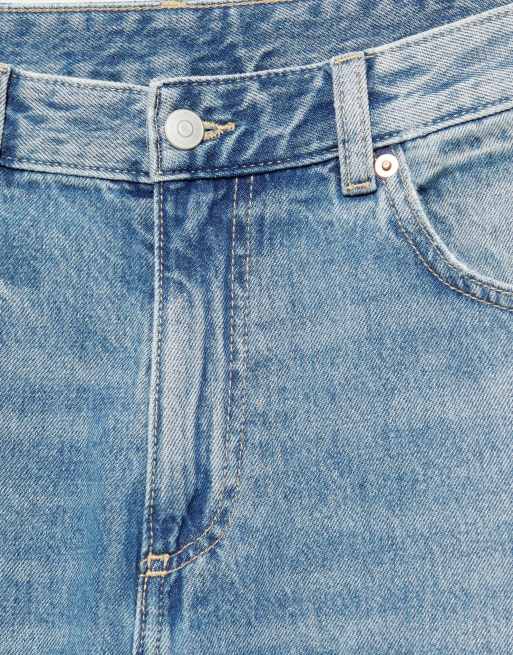 Pull&Bear - Jeans dritti blu medio, 2 di 4