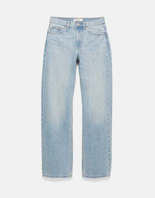 Pull&Bear - Jeans dritti blu pallido, 5 di 7