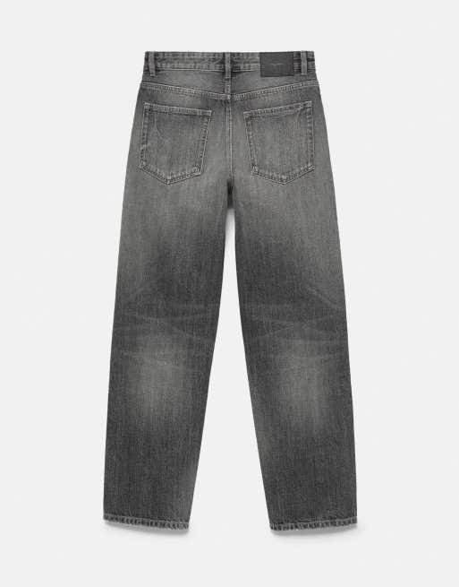 Pull&Bear - Jeans dritti color mirtillo scuro, 7 di 7
