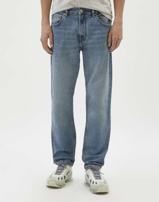 Pull&Bear – Jeans in Hellblau, reguläre Passform