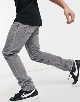 Pull&Bear - Jeans med regular pasform i grå vask