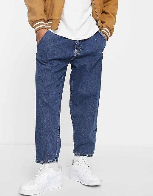 Pull&Bear - Jeans met balloon-fit in blauw